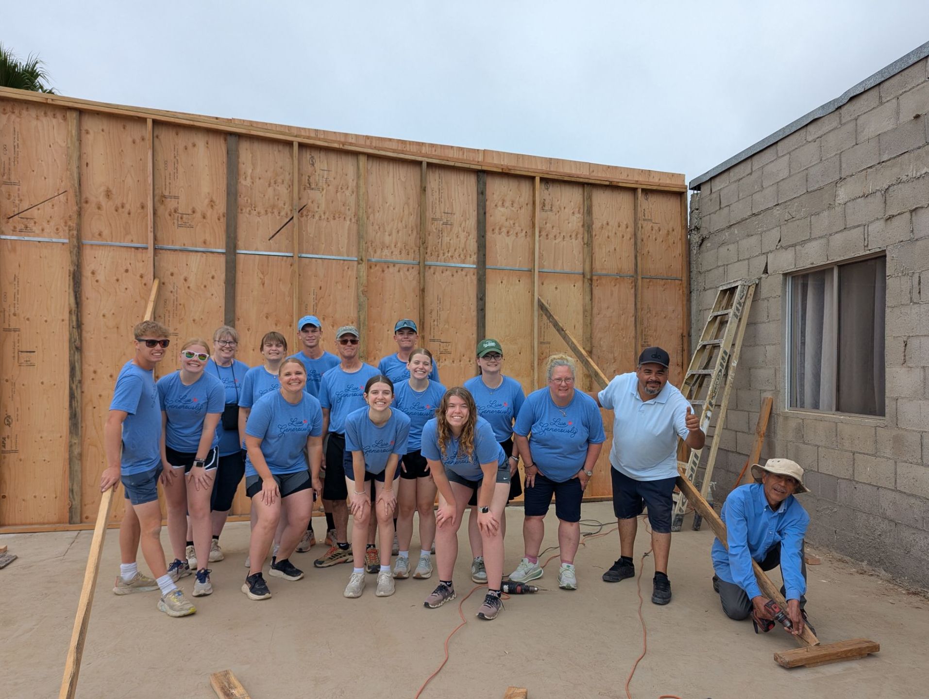 First Wall Up!