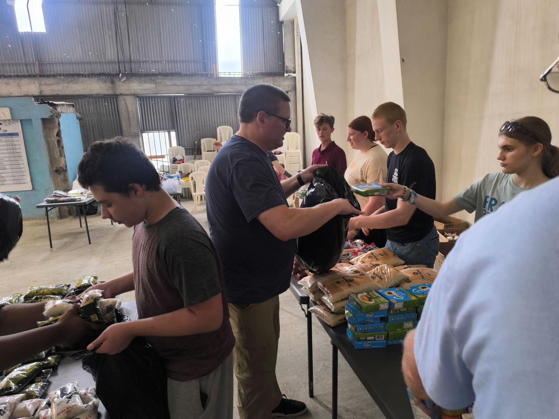 Preparing the Bags