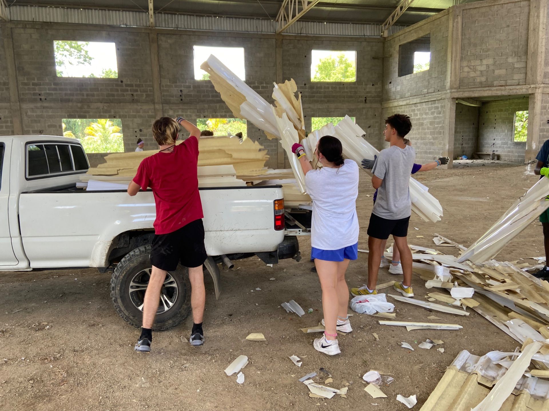 Cleaning the New Church 