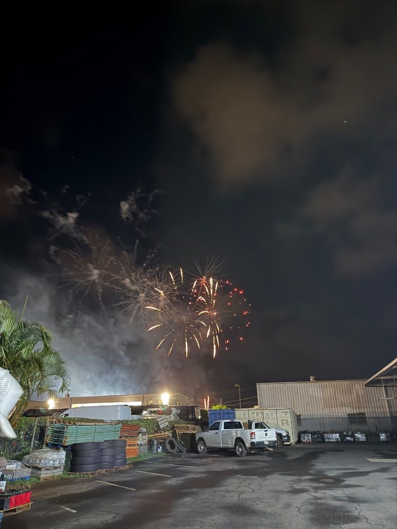 Fireworks on Island