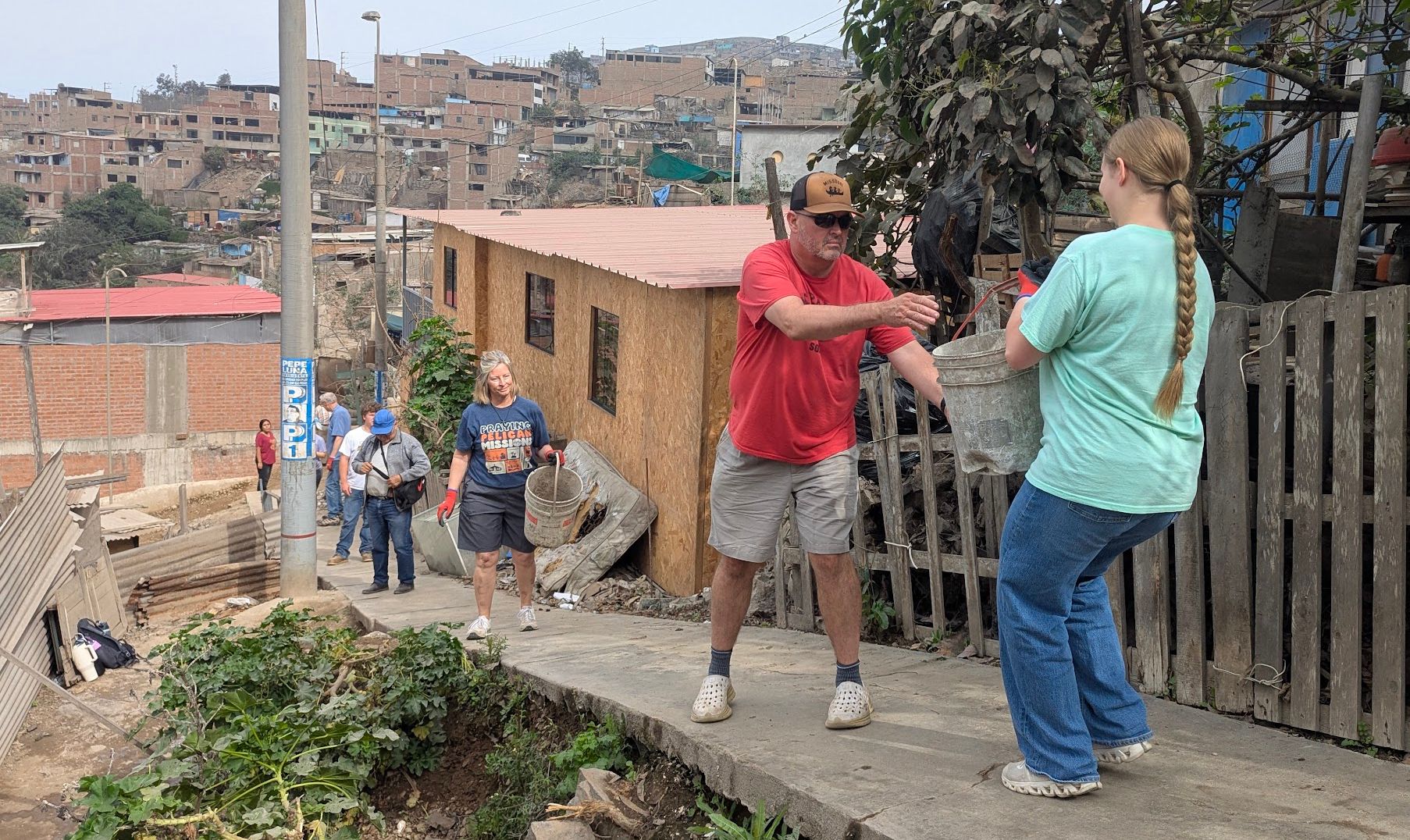 Removing Debris from Catalina's Home