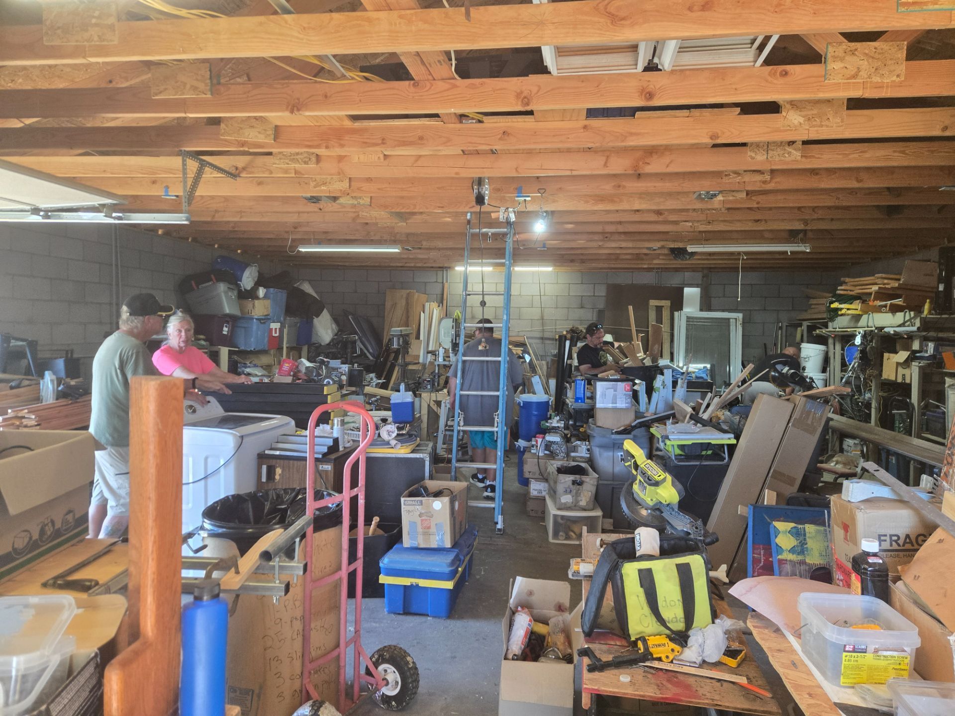 Organizing the shop