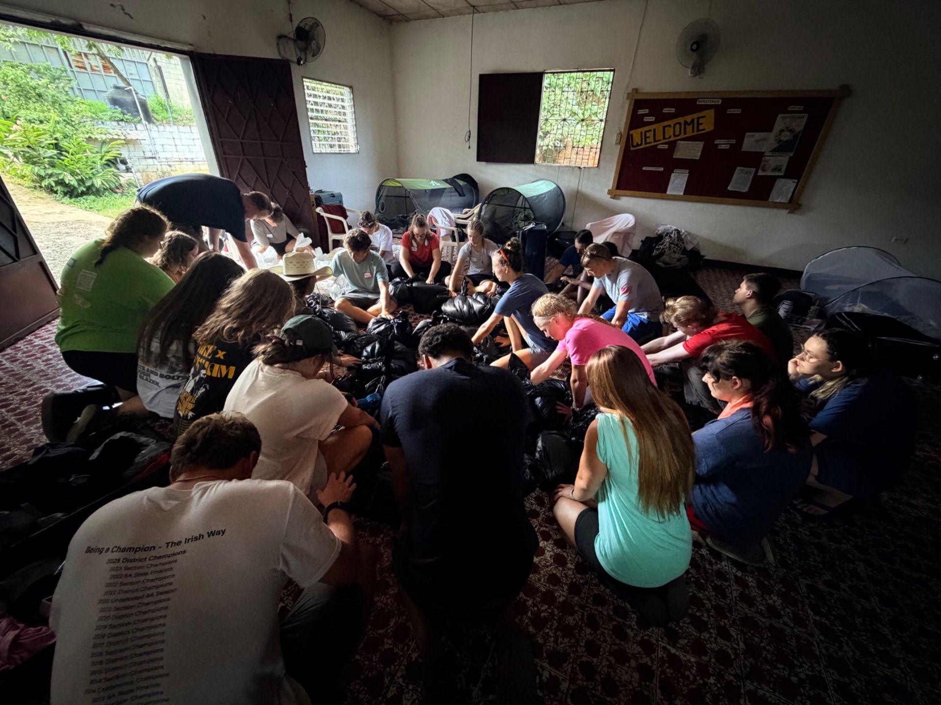 Praying Over Every Bag!
