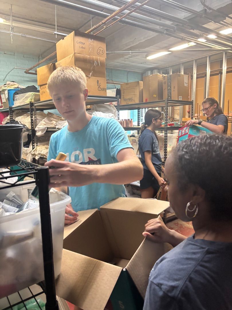 Serving at Cornerstone community outreach