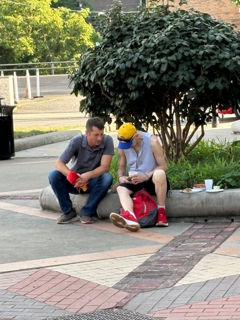 Prayer at Street Ministry 