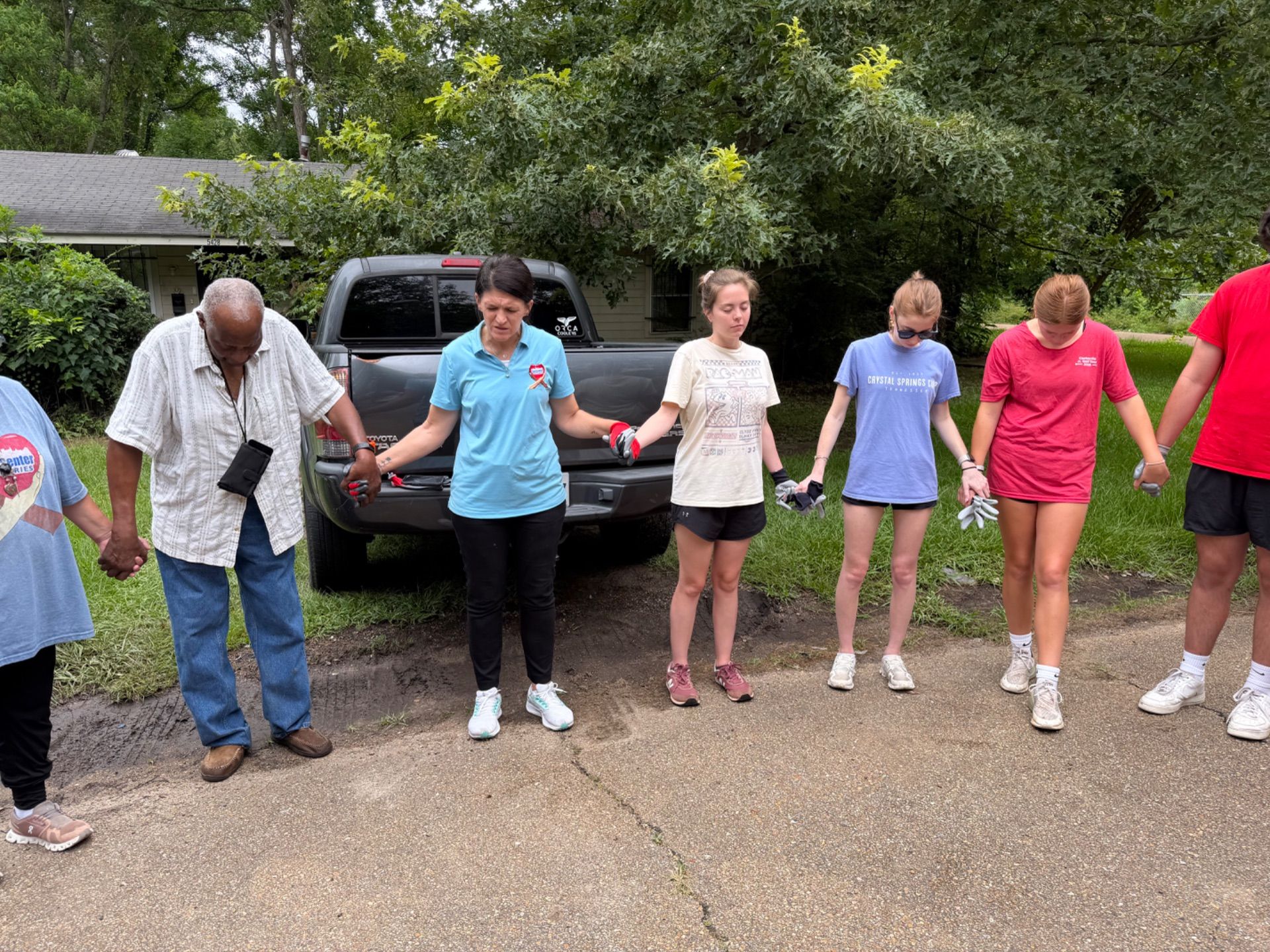 Praying Before We Started