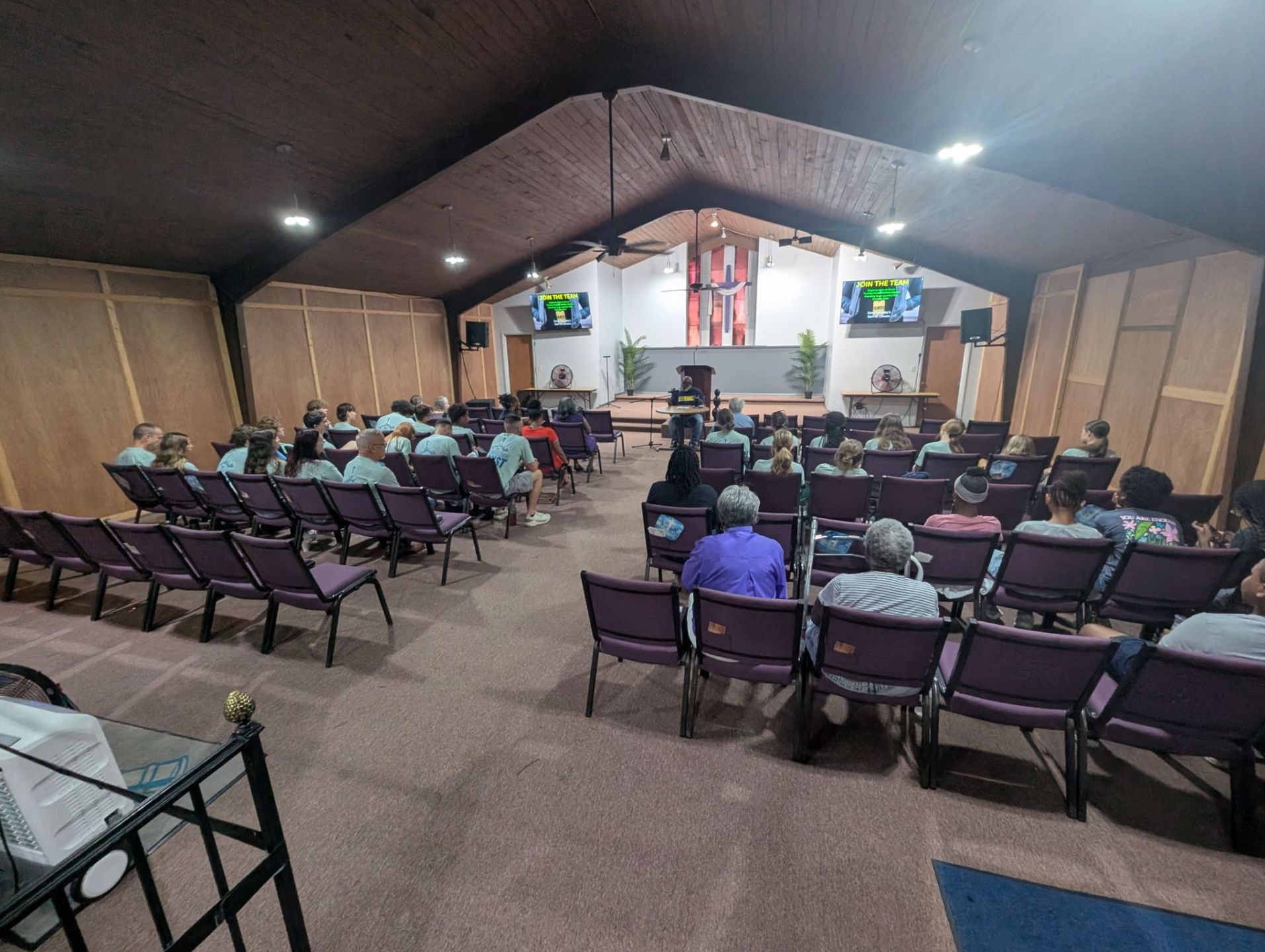 Service at Turn Church