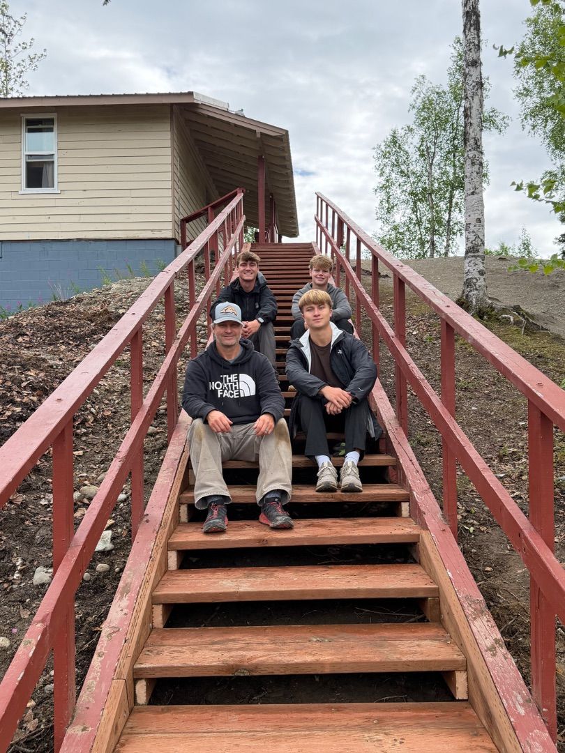 The steps are open! 