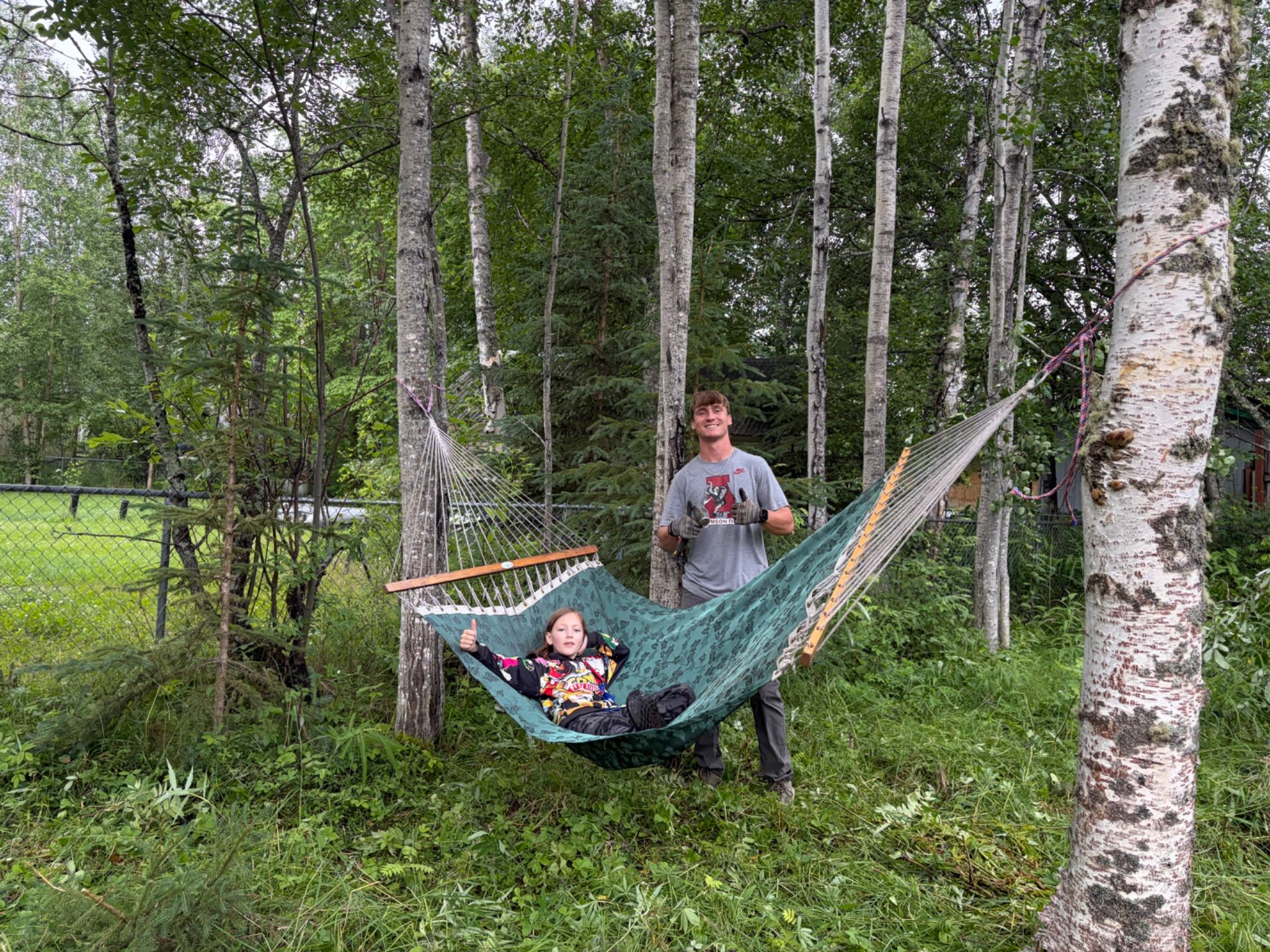 Hung a hammock!! 