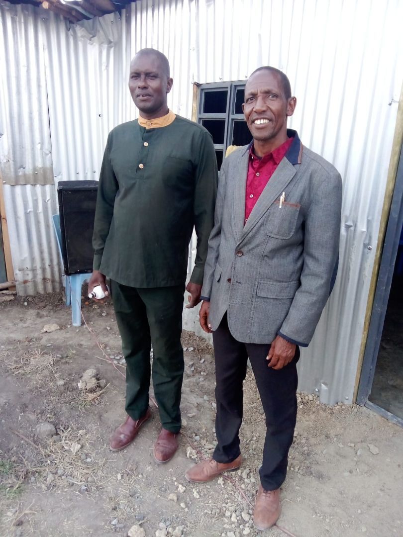 The Guest and Host Pastor all set!