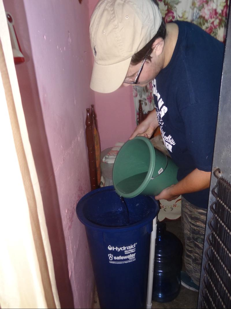 Installing a water filter