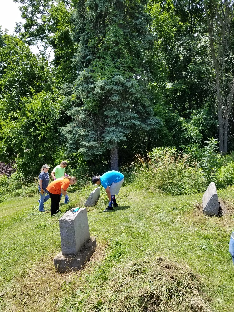 Cemetery clean up