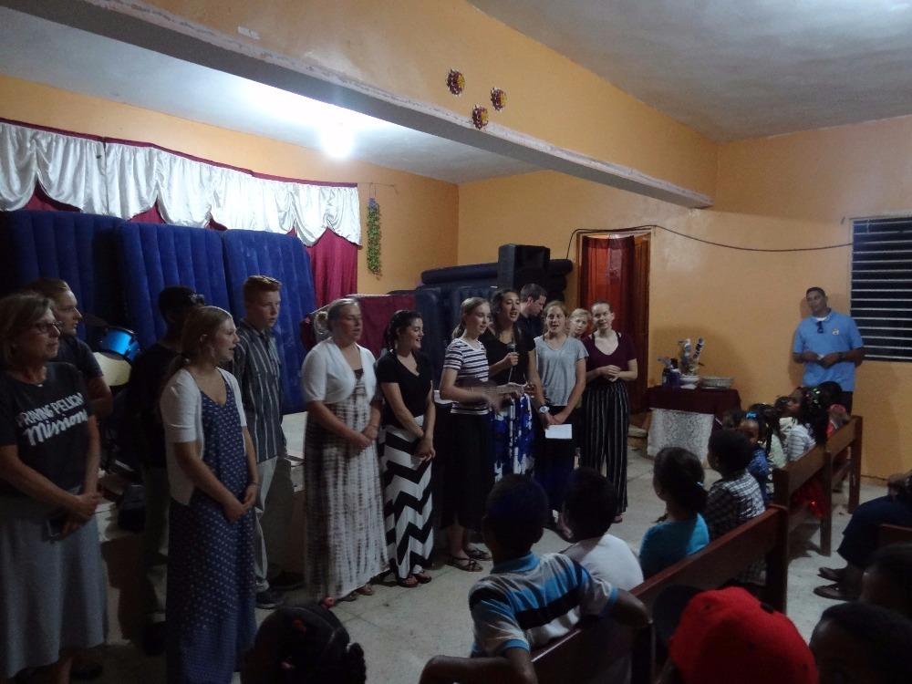 Group Sing at Church